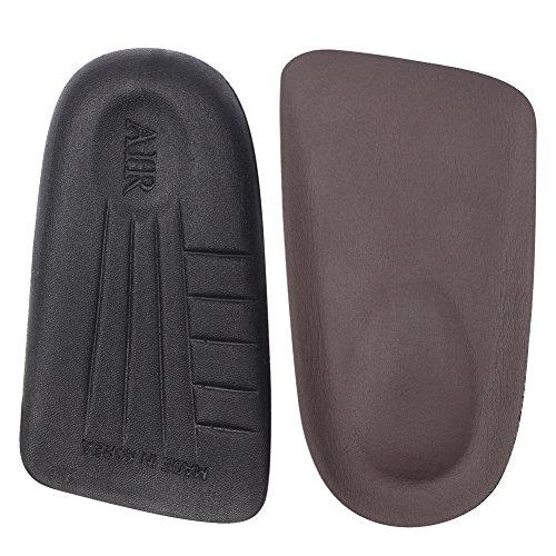 FOOTINSOLE.COM footinsole Heel Cushion Dress Shoe Insoles - Best Shoe Inserts - Leather Brown