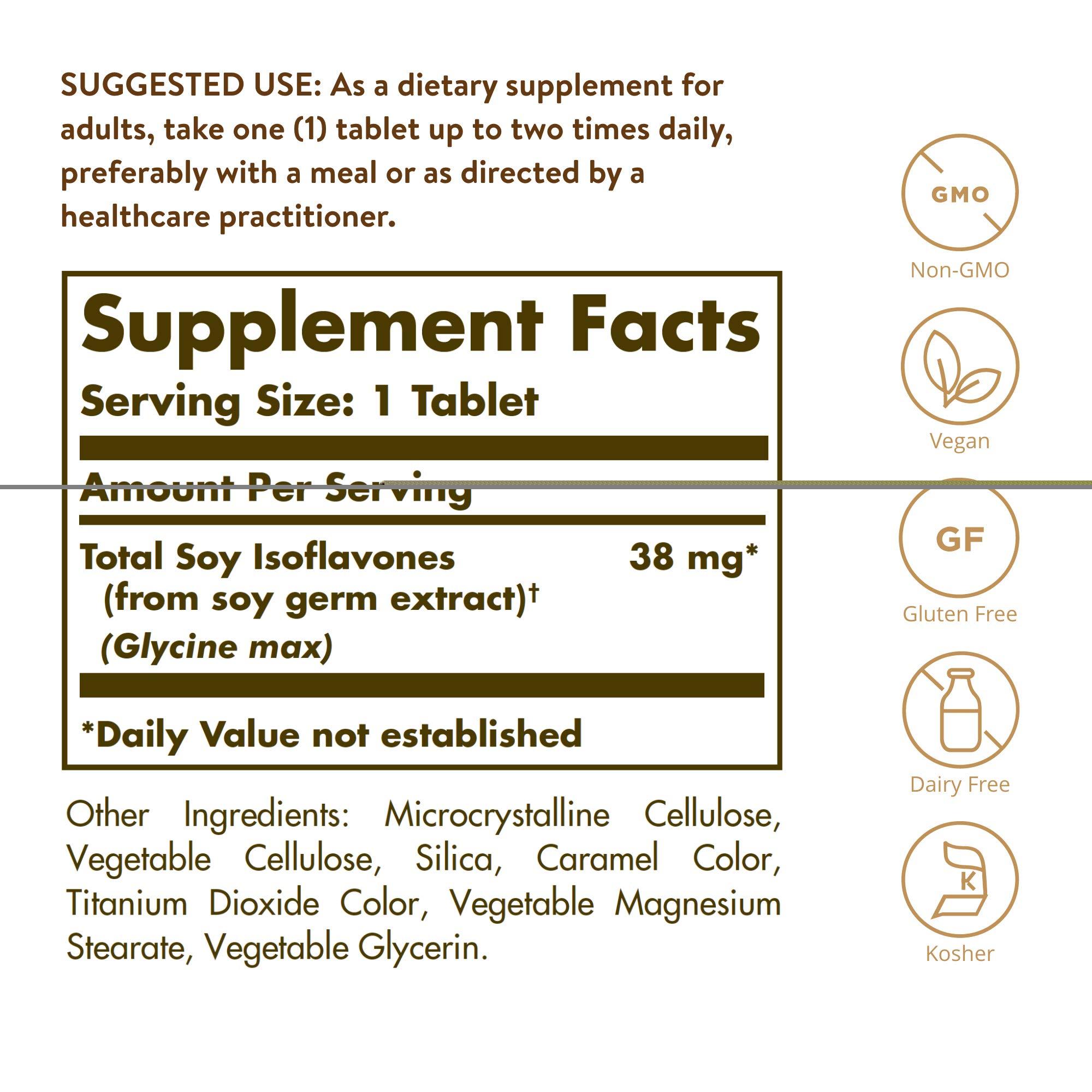 Solgar Solgar – Non-GMO Super Concentrated Isoflavones, 120 Tablets