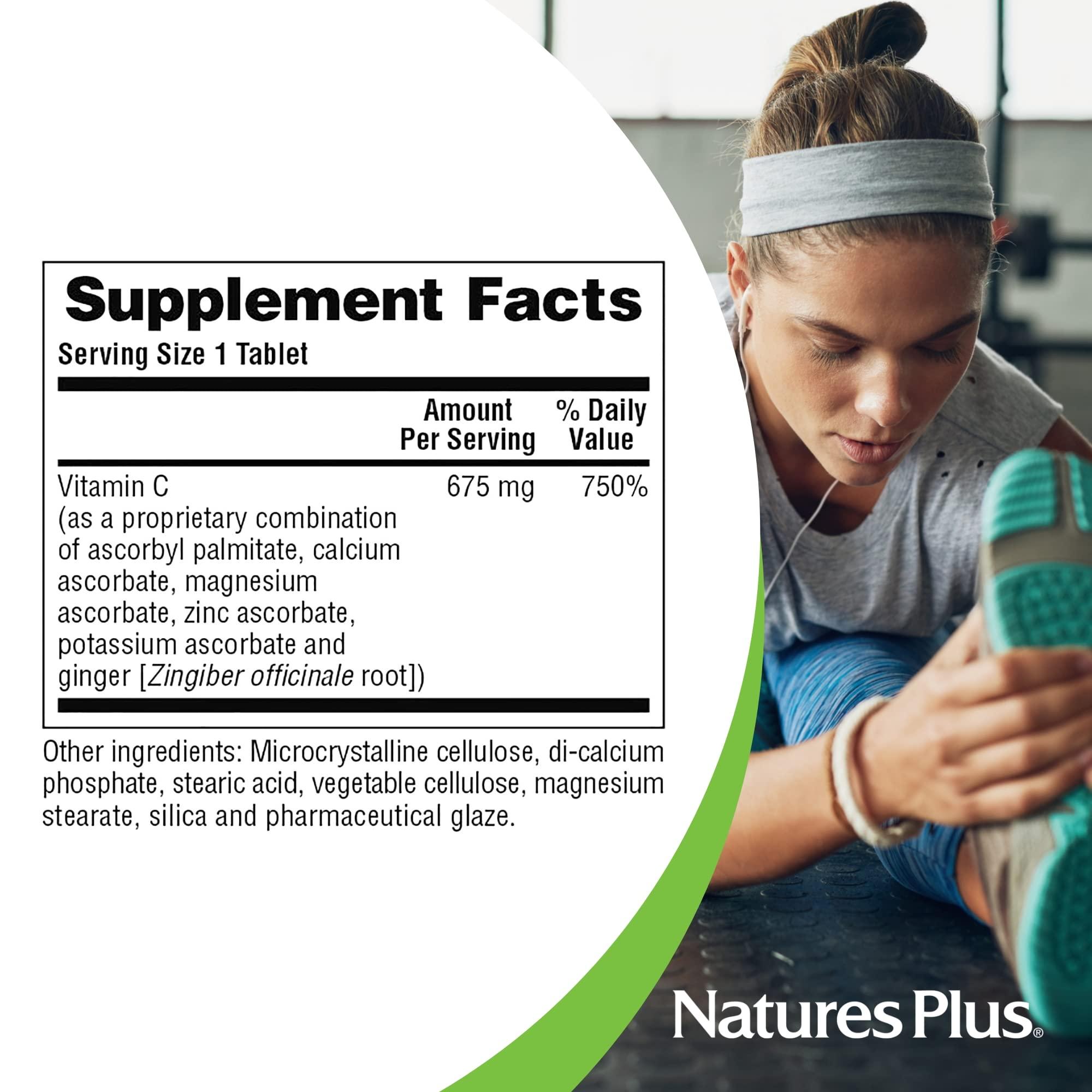 Nature's Plus Esterified Vitamin C, 675 mg, 90 Tablets, NaturesPlus