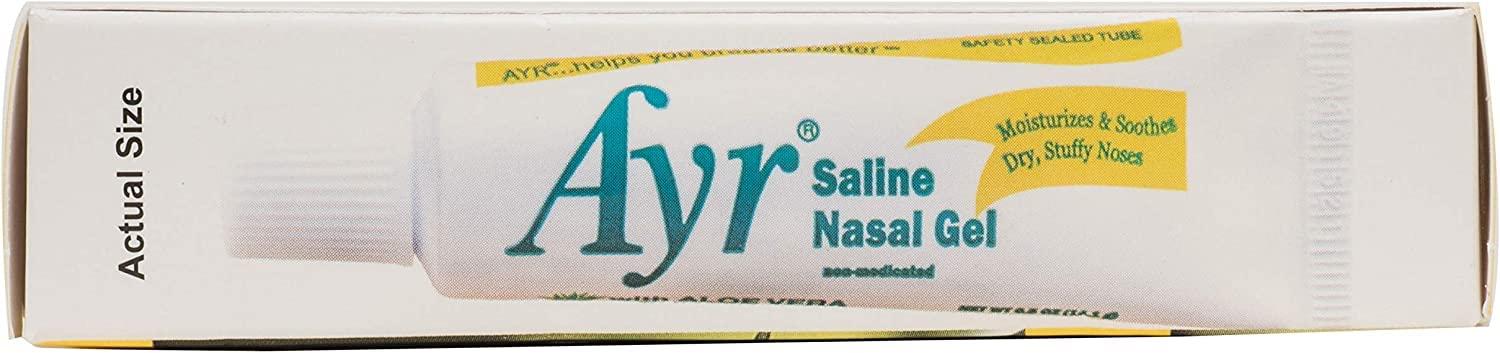AYR Ayr Saline Nasal Gel with Soothing Aloe, 0.5 Ounce (Pack of 2)