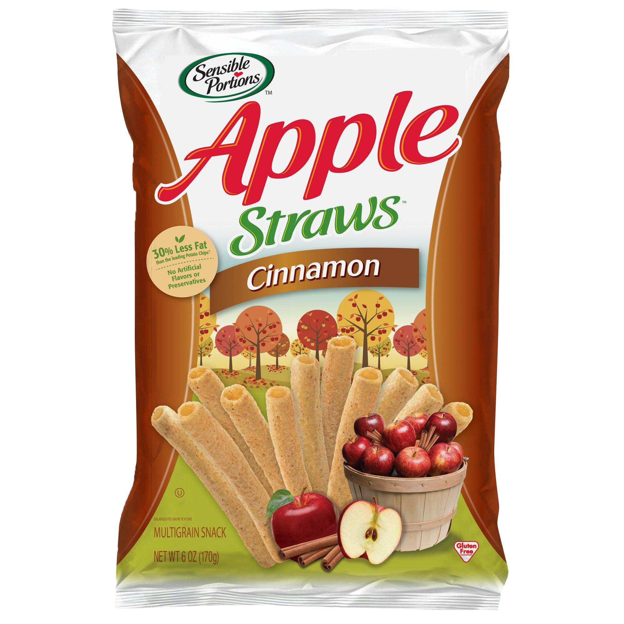 Sensible Portions Sensible Portions Apple Straws, Cinnamon, 6 oz