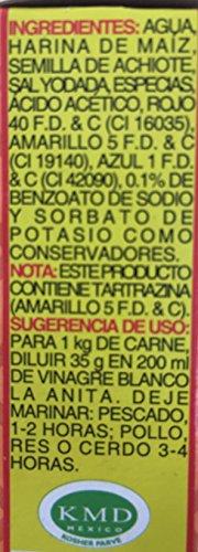 La Anita Pasta de Achiote Annatto Paste La Anita 3.5 Ounces Mexican Seasoning Pasta De Achiote La Anita (Pack of 4)