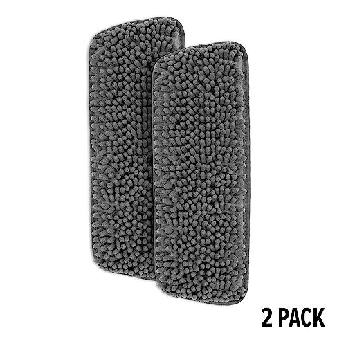 Dirt Devil Dirt Devil Dust Mop Replacement Pads, Pack of 2, Hardwood Floor Sweeper, Reusable Microfiber Dust Mop Pad, Multi-Surface Cleaner, AD52400, Grey