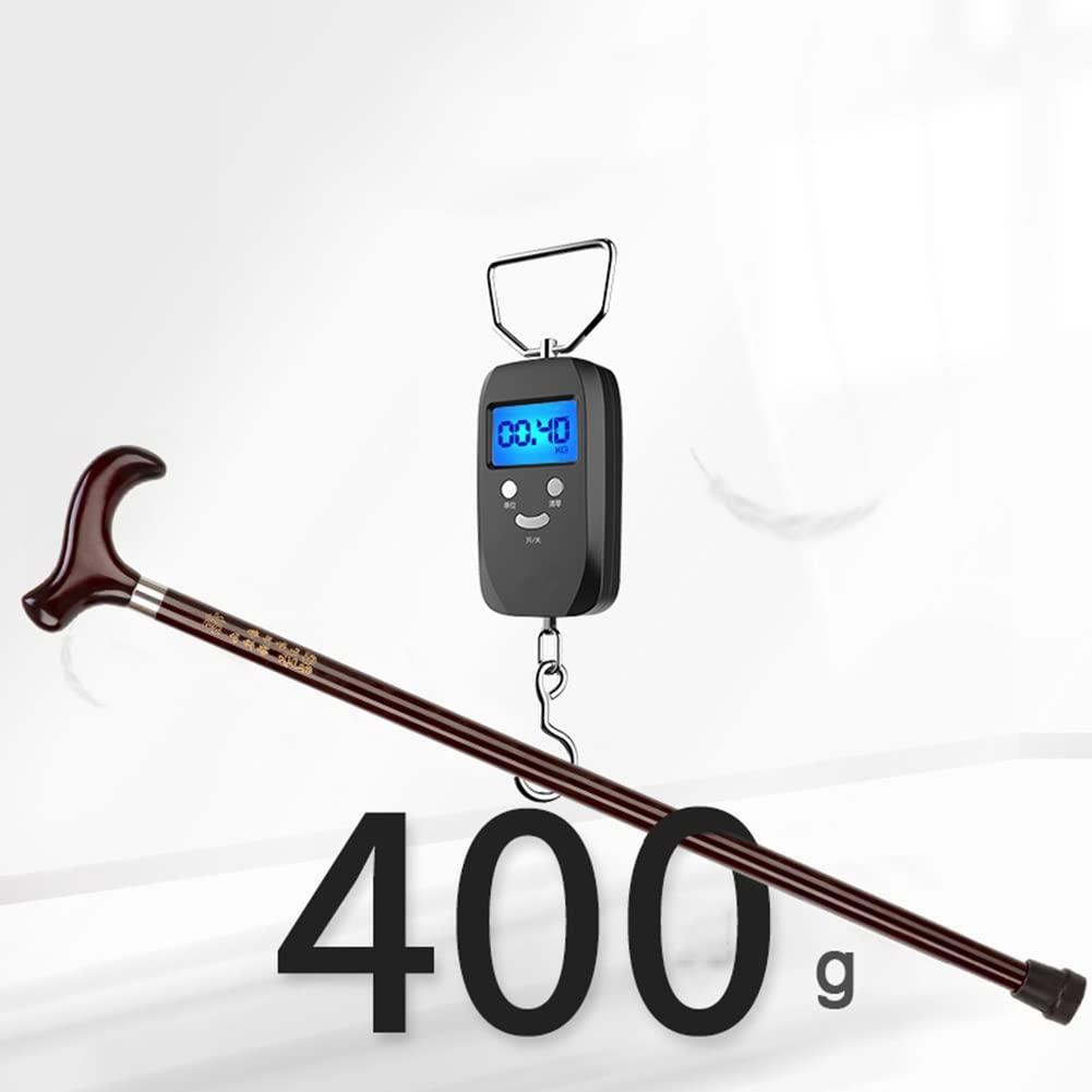 HEBEHO Wooden Quad Walking Cane for Senior, One-Piece Walking Stick, Wood Walking Stick for Men and Women with Four-Legged Base, with Wrist Rope (Size : 90cm/35.4in)