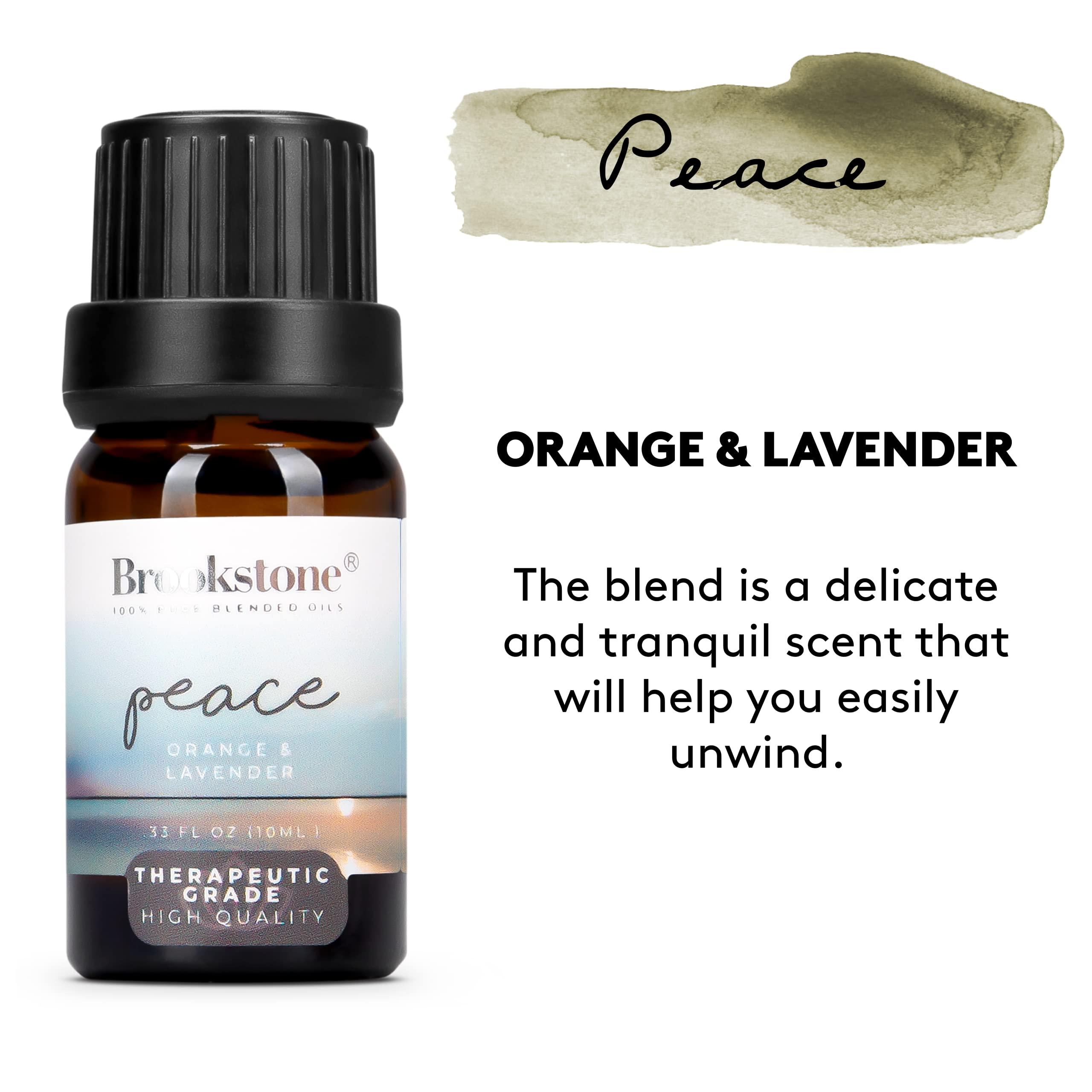 Brookstone Brookstone Essential Oil Blends Sleep Collection | Organic Essential Oil Set for Aromatherapy Diffuser, Massage Oil and Candle Scents | 3-Pack 10ml Bottles