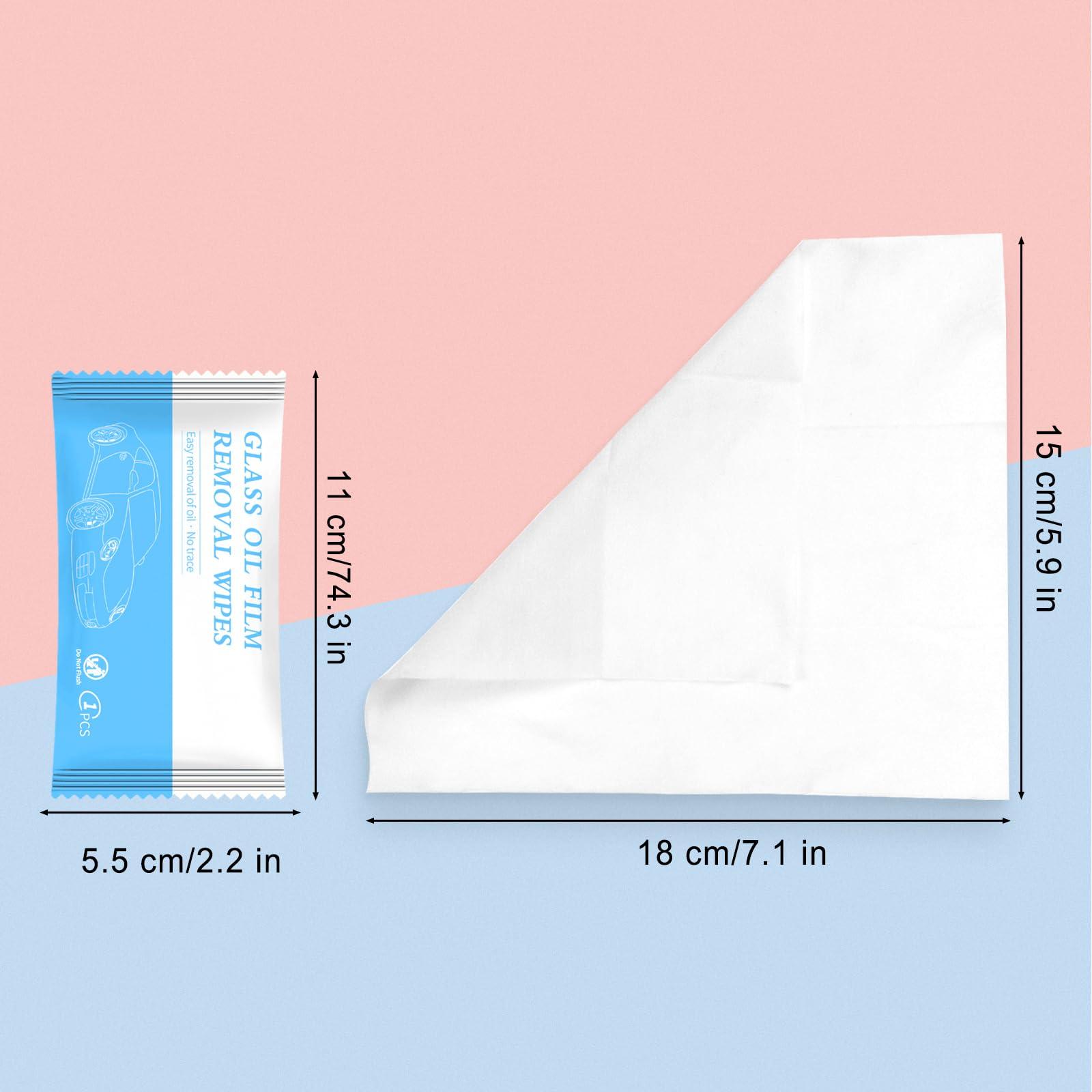 Hipruict Hipruict Car Cleaning Wipes, Set of 100 Individually Car Wipes, Fast Cleaning Car Leather Cleaner Wipes, Suitable for Car Window Glass, Floor Windows, Mirrors