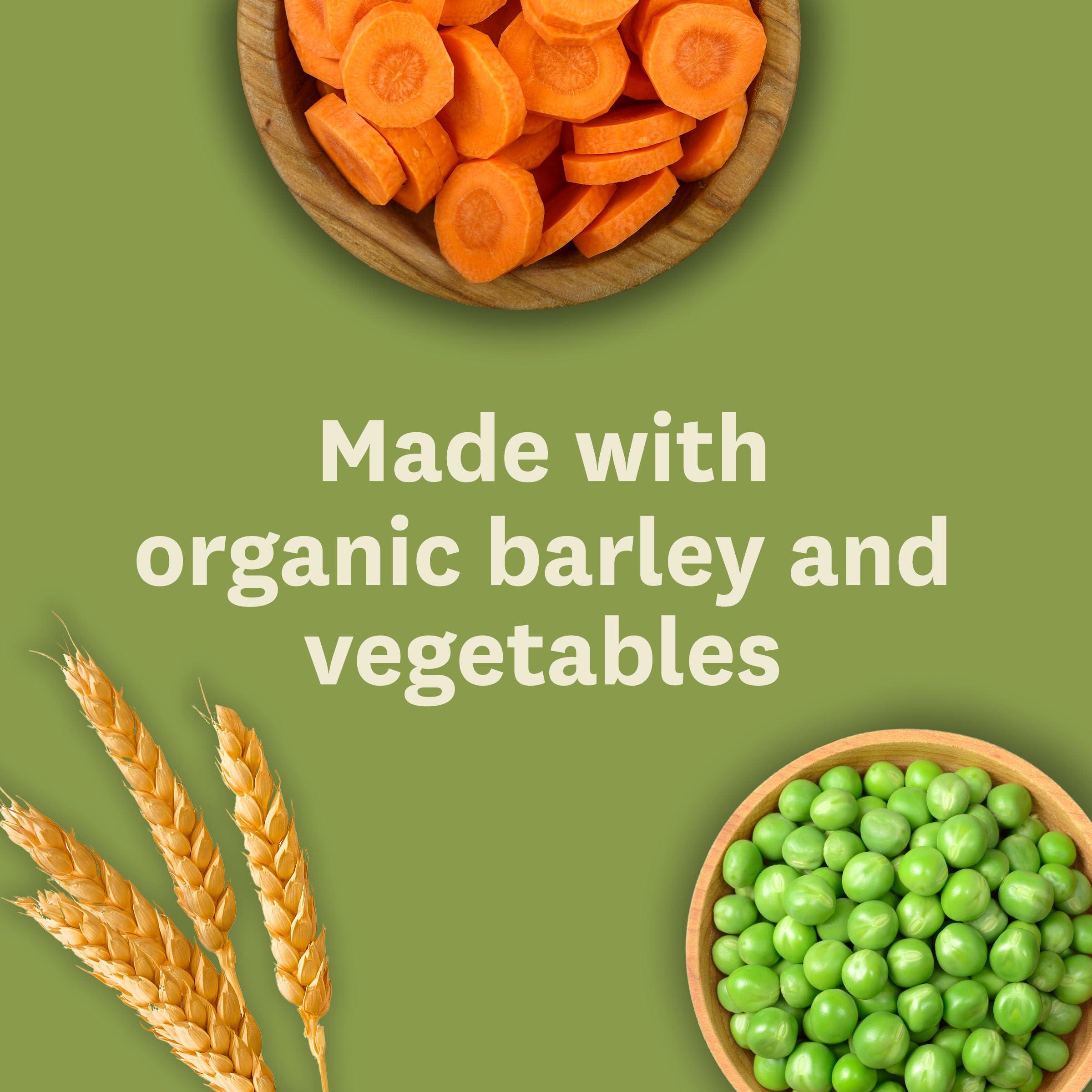 Amy's Amys Soup, Vegan Vegetable Barley Soup, Low Fat, Made With Organic Tomatoes, Carrots and Celery, Canned Soup, 14.1 Oz