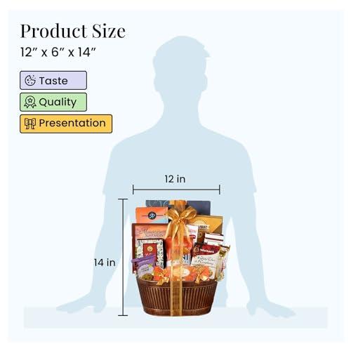 Broadway Basketeers Broadway Basketeers Chocolate Gift Basket Gifts for Women, Men, Valentines Day Delivery, Families, College, Appreciation, Thank You Present, Birthday, Corporate, Get Well, Sympathy Care