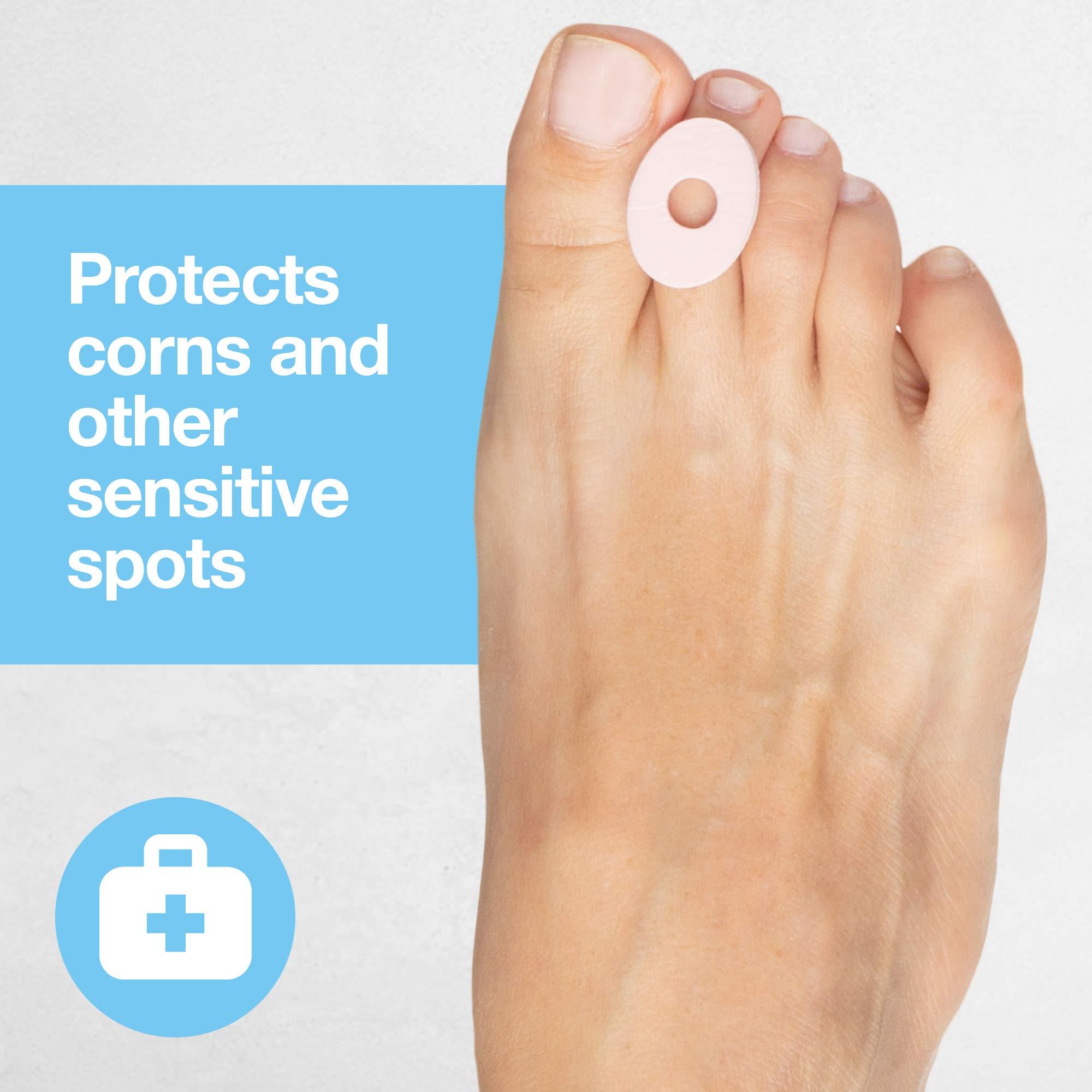 ZenToes ZenToes Corn Cushions for Toes and Feet, Protect Sore Spots with Foam Padding, Reduce Pain, Pressure and Friction from Shoes, Long Lasting Water-Resistant Self-Stick Adhesive Pads (72 Count)