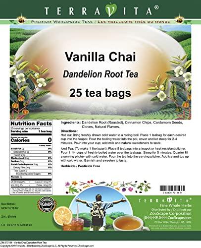 TerraVita Vanilla Chai Dandelion Root Tea (25 tea bags, ZIN: 570194)