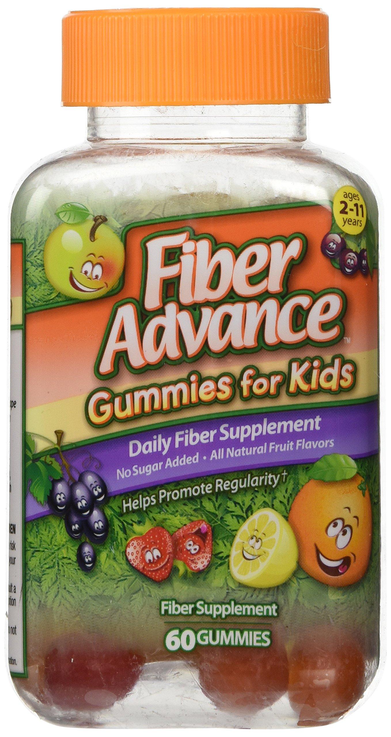 Fiber Advance Fiber Advance Gummies For Kids Daily Fiber Supplement, 60 count