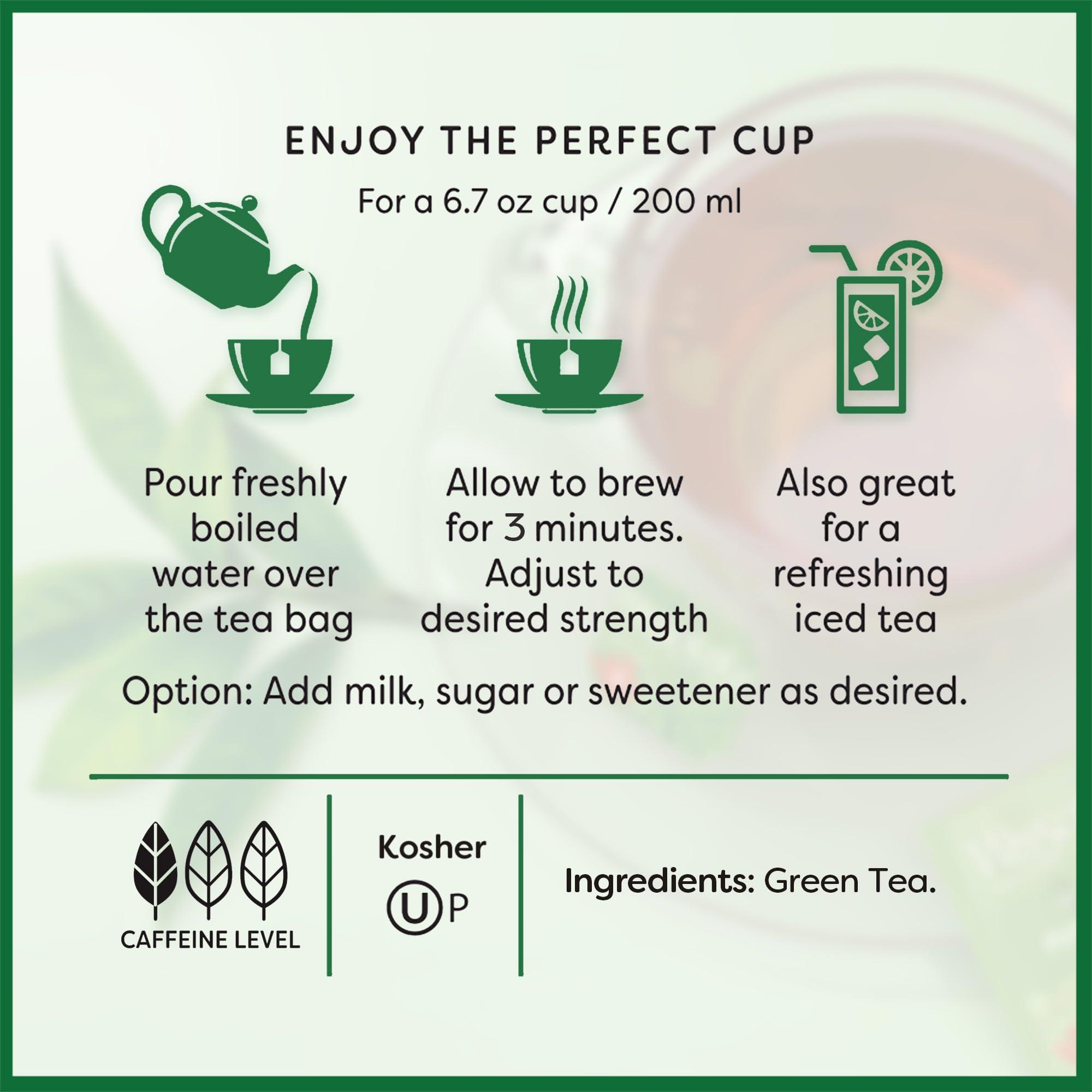 Wissotzky Wissotzky Pure Green Tea (6 Pack - 120 Tea Bags) | Antioxidant Rich | Real Green Tea