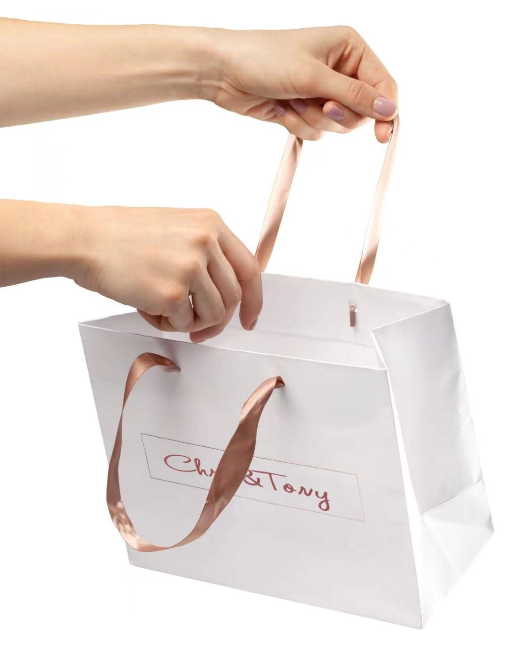 Personalized paper bags for business outlet