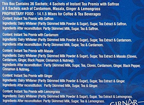 GIRNAR Girnar Instant Tea Premix Variety Pack, 36 Sachets