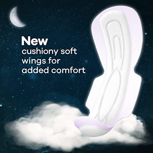 WHISPER Whisper Ultra Night Sanitary Pads for Women, XXXL 20 Napkins