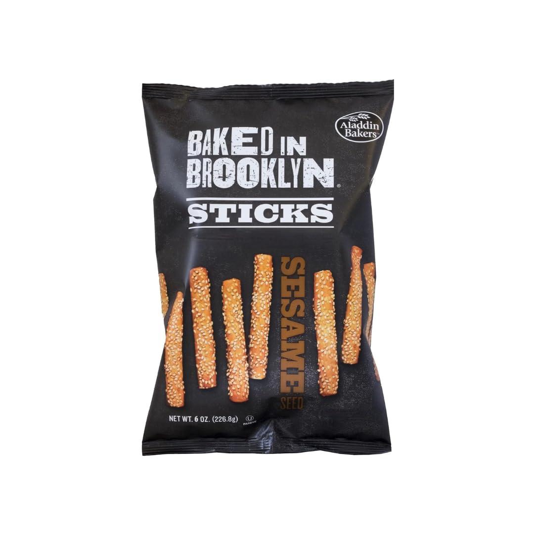 Generic Generic Variety Pack Baked in Brooklyn - 4 Flavors of Pita Chips, 4 Flavors of Sticks, 2 Flavors of Flatbread - Healthy Snacks - 6 oz Each, 10 Pack - Perfect for Parties & On-the-Go
