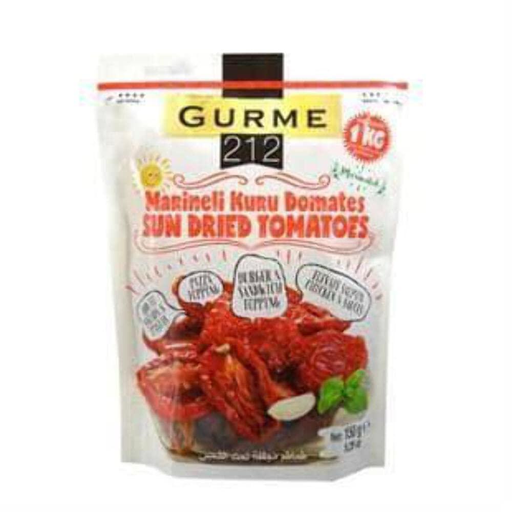 GURME 212 Gurme212 Delimatoes Marinated Sun Dried Tomatoes in Oil 3.5oz Pouch