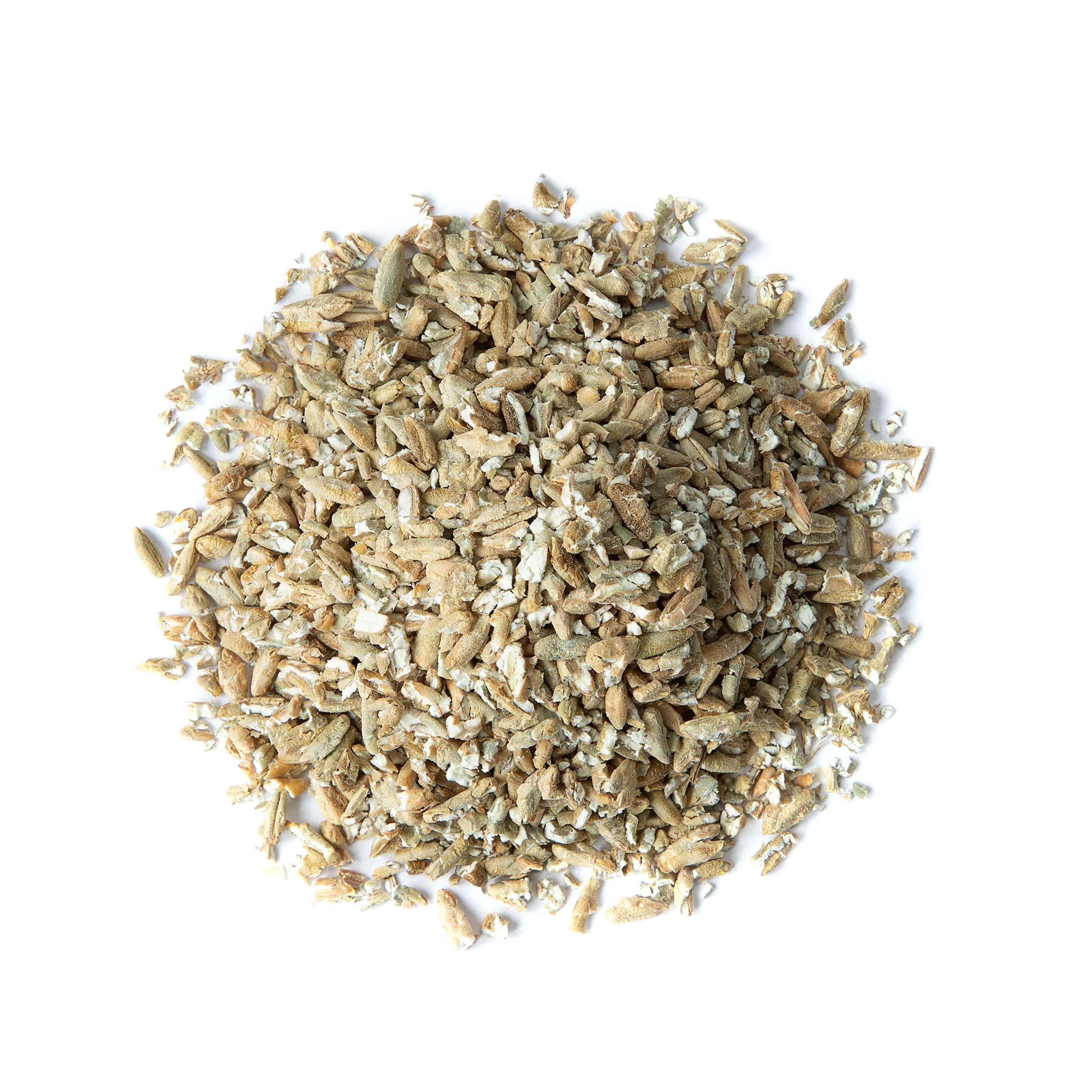 Food to Live Food to Live Organic Cracked Rye Berries, 1 Pound - Non-GMO. Crushed & Sifted Groats. Raw, Vegan, Kosher, Bulk. Broken Whole Grain, Great for Cereal & Porridge. Good Source of Fiber & Protein