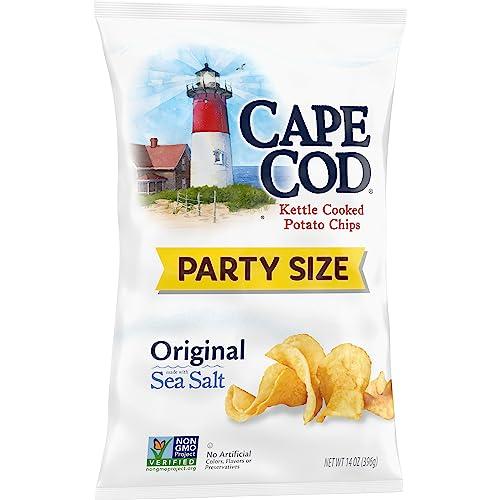Cape Cod Cape Cod Potato Chips, Original Kettle Chips, 14 Oz Party Size