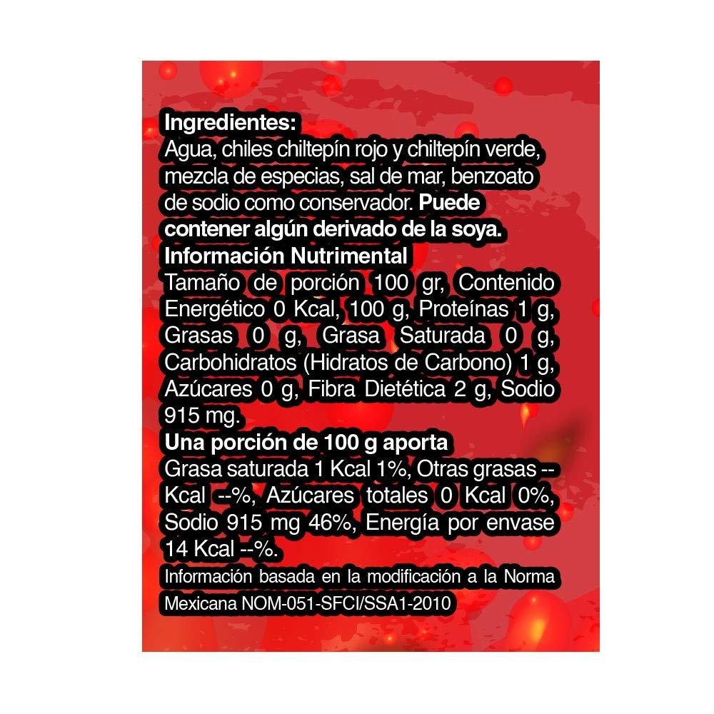 Fresh Harvest By Pafsa Divorced Red and Green Chiltepn Sauce 190ml (6.42 Fl Oz) | Box with 12 pieces | Mexican Hot Sauce | Fresh Harvest