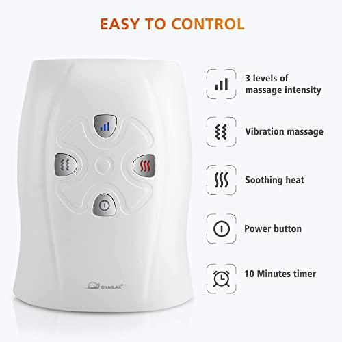 Snailax Snailax 2-in-1 Shiatsu Foot and Back Massager with Heat and Hand Massager Bundle | Kneading Feet Massager with Heating Pad, Back Massage Cushion Foot Warmer,Massagers for Back,Leg,Foot Relief