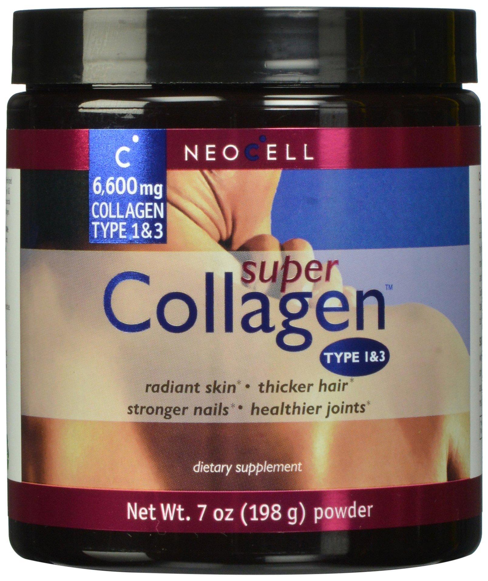 NeoCell Neocell Super Collagen Powder A 6,600mg Collagen Types 1 & 3 - Unflavored - 7 Ounces