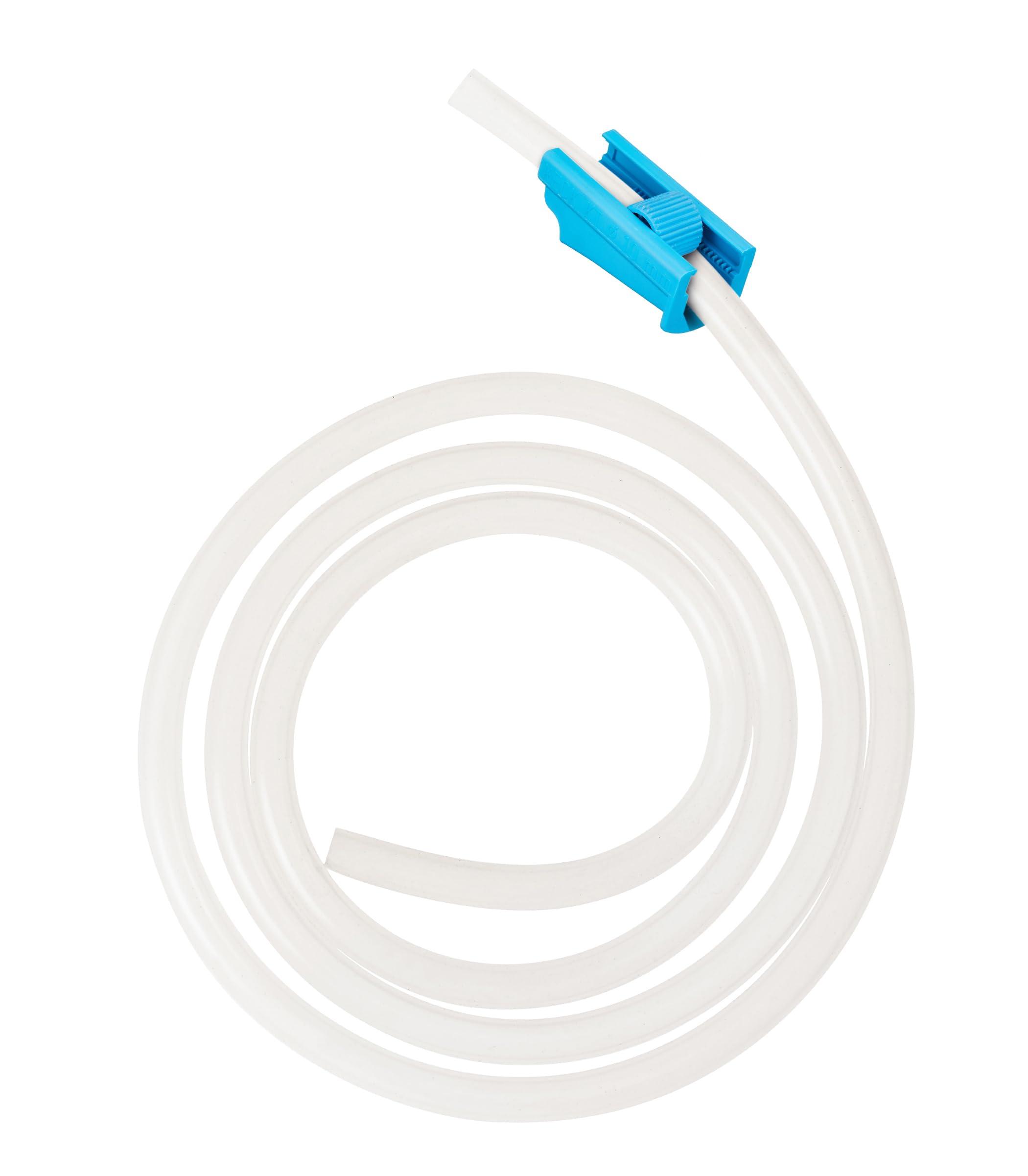 Purelife Enema Purelife Silicone Enema Tubing Replacement Parts - Highest Medical Grade -No Kinking / Check Flow Valve That Prevents BackFlow / 3\" Straight Enema Nozzle / Universal Fit