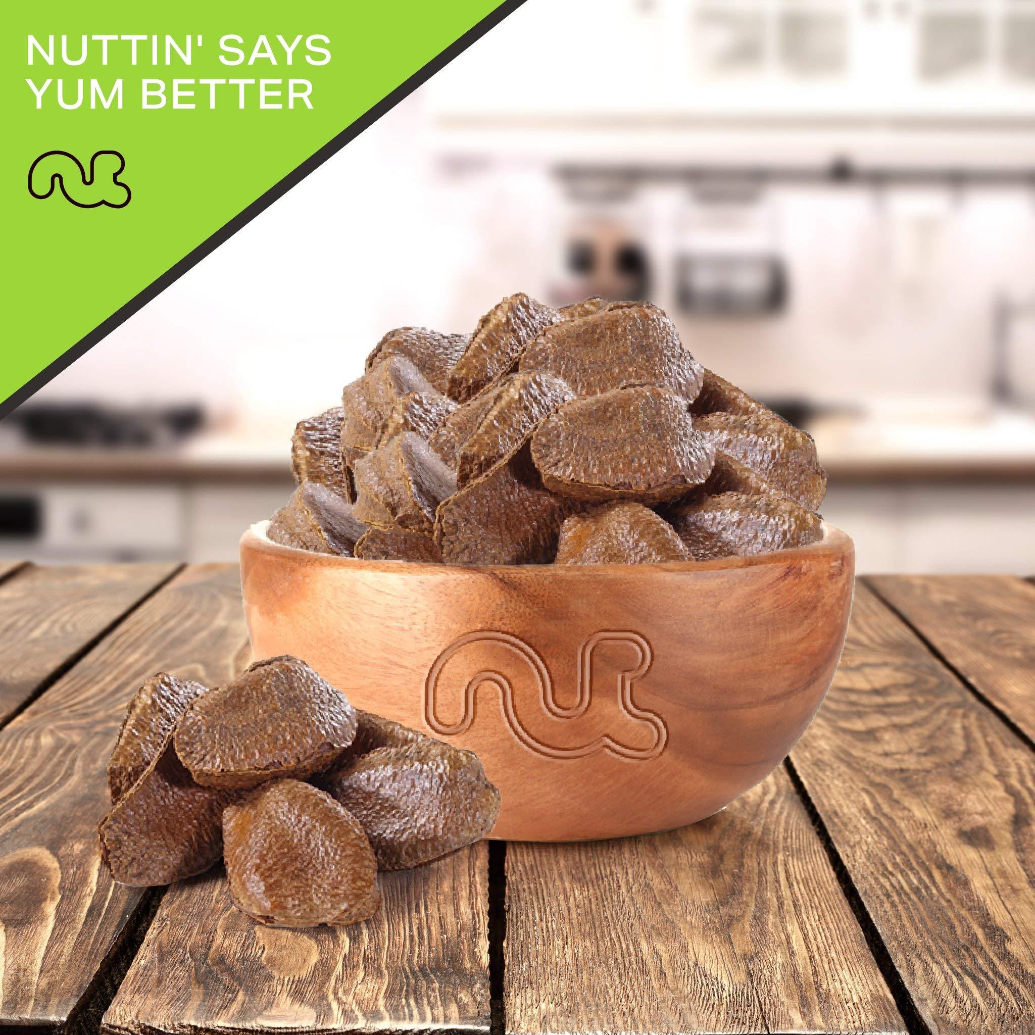 Nut Cravings NUT CRAVINGS - Raw Brazil Nuts In Shell - Whole, (16oz - 1 LB) Bulk Nuts Packed Fresh in Resealable Bag - Healthy Protein Food Snack, All Natural, Keto, Vegan, Kosher