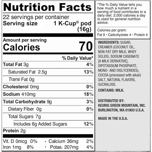 Swiss Miss Swiss Miss Salted Caramel Hot Cocoa, Keurig Single Serve K-Cup Pods, 22 Count (Packs of 4)