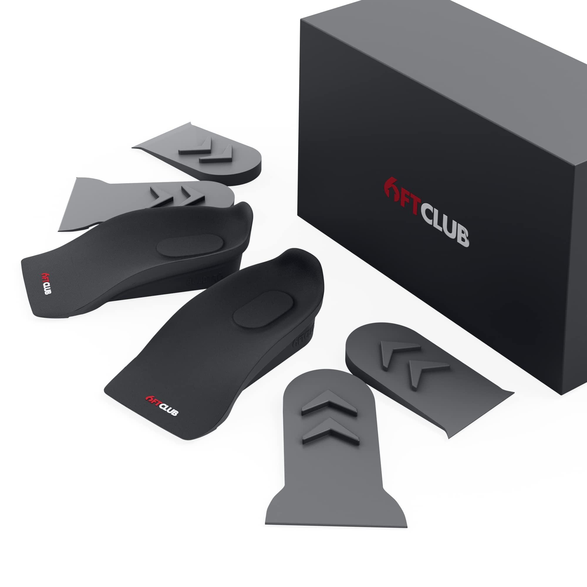 6FT CLUB 6FT Stealth Advanced Height Incease Insoles up to 1.5 Inches (4CM) Memory Foam 3 Layer Discreet Elevation Enhancer Boost Shoe Lifts Orthopedic Dual Arch Support Makes You Taller All Day Comfort