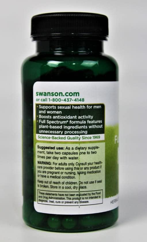 Swanson Swanson Maca 500 Milligrams 100 Capsules
