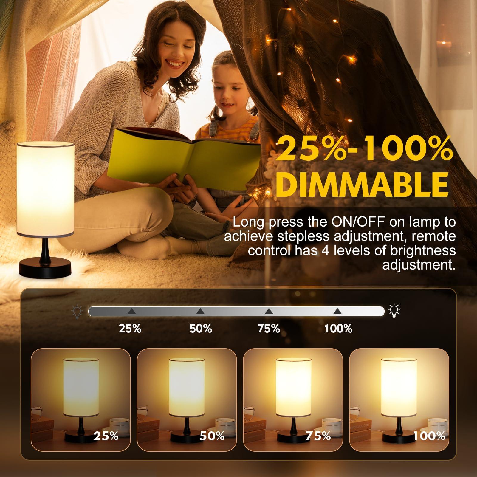 Caromolly Caromolly Light Therapy Lamp, 10000 Lux Light with Remote Control, 3 Color Temperature & 4 Brightness Level & Timer, Daylight Lamp for Home, Office, Decoration(Black Base White Shade)