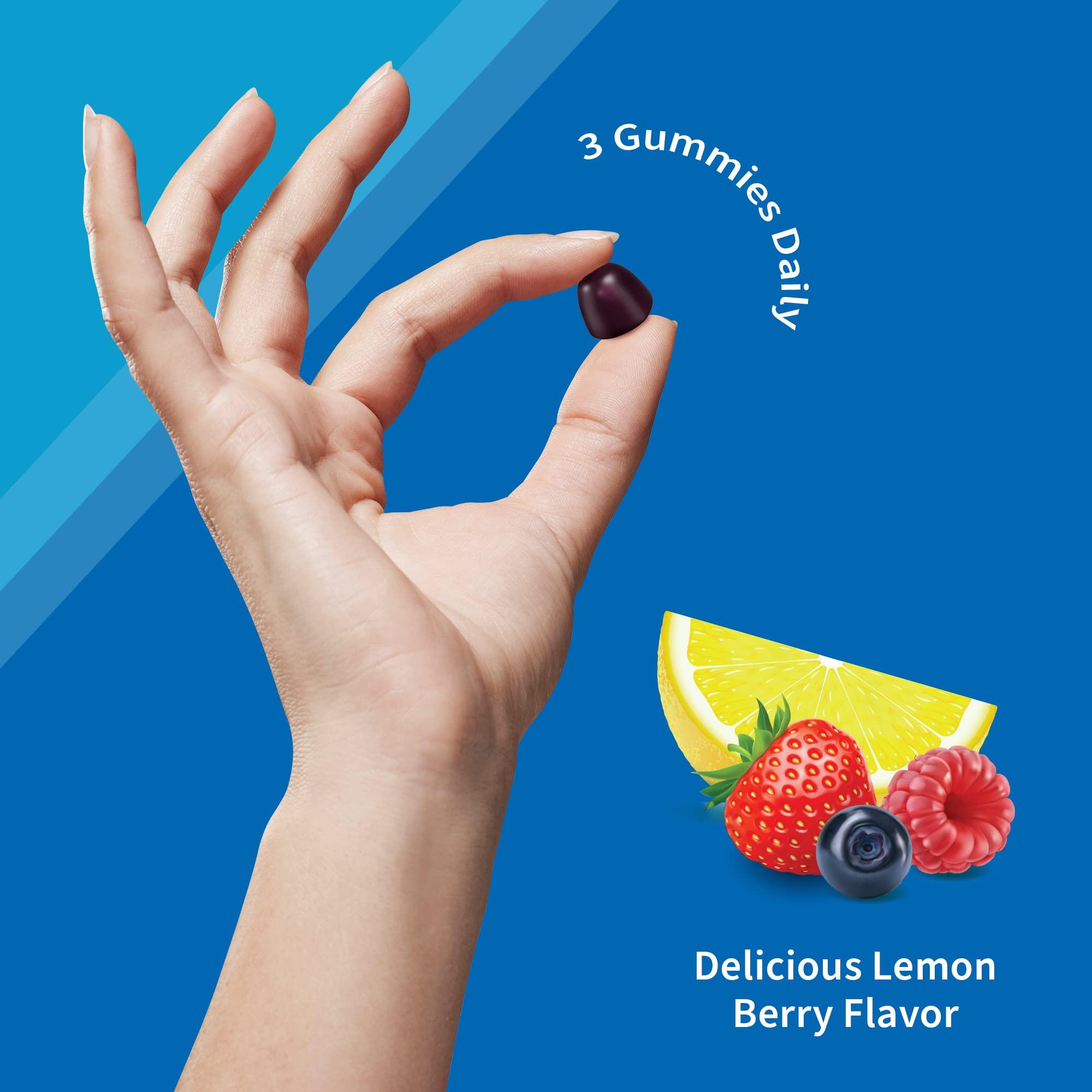 Garden of Life Garden of Life Mens Multivitamin Gummy:Vitamins C,D,E,B&Zinc for Energy,Stamina & Stress,Probiotics for Digestive & Immune Health,Vitamin Code,Non-GMO,Gluten-Free,90 Lemon Berry Gummies, 30 Day Count