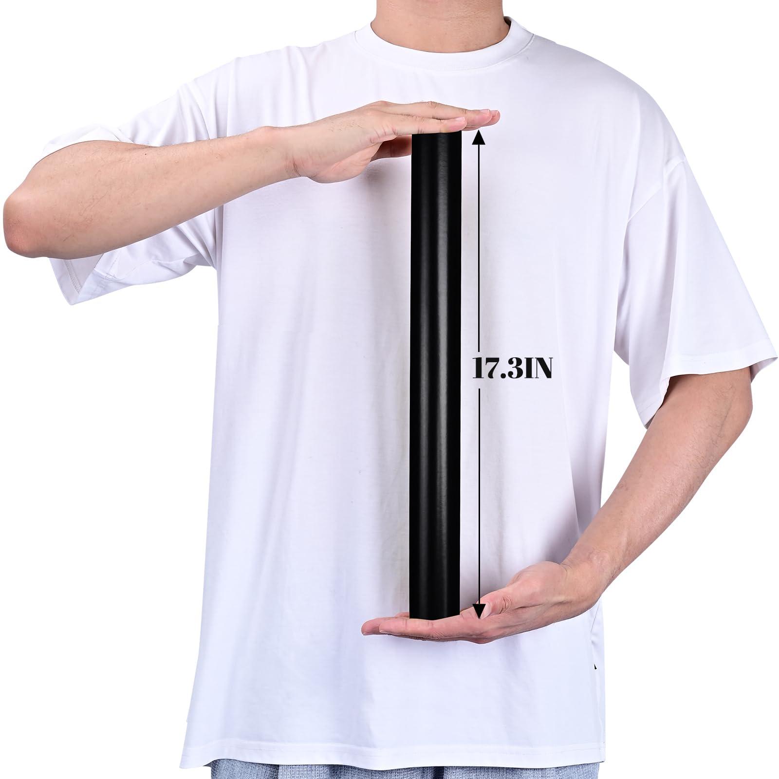 Iioscre Iioscre Gift Wrapping Paper, Black Wrapping Paper Roll, Matte Metal Solid Color Wrapping Paper for Birthday Christmas Wedding Baby Shower Father\'s Day Valentine\'s Day, 17.3 Inch X 32.8 Feet