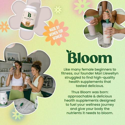 Bloom Nutrition Bloom Nutrition Whey Isolate Protein Powder, Iced Coffee - Pure Iso Post Workout Recovery Drink Blend, Smoothie Mix with Digestive Enzymes for Gut Health - Low Carb, Keto & Zero Sugar Added
