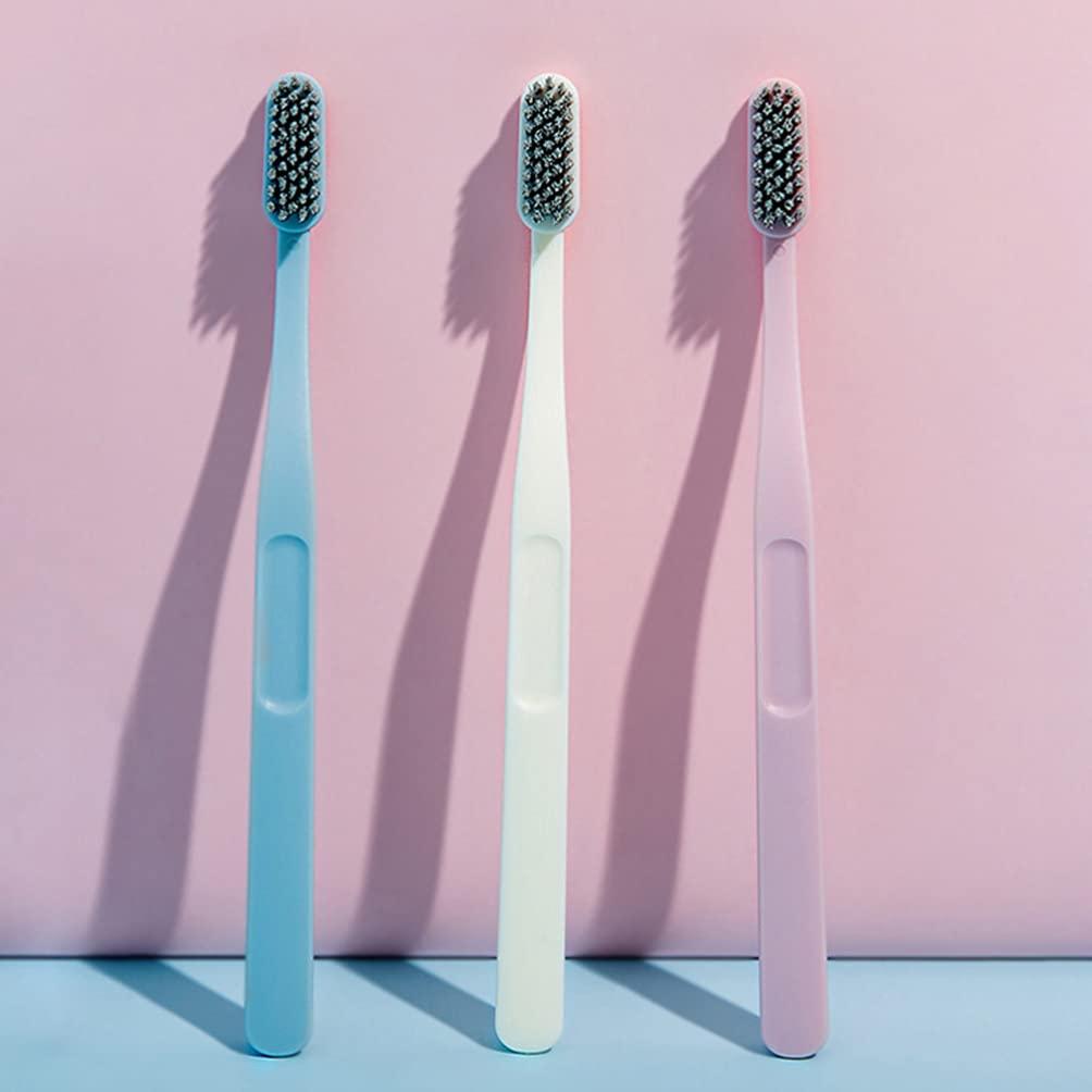 Healifty 6pcs Toothbrush Brush Oral Toothbruh Teeth Head Brush Tooth Cleaning Travel Kids Tooth Brush Baby Tooth Brush Tooth Brush for Kids Pp Child Big Brush Head Soft Brush