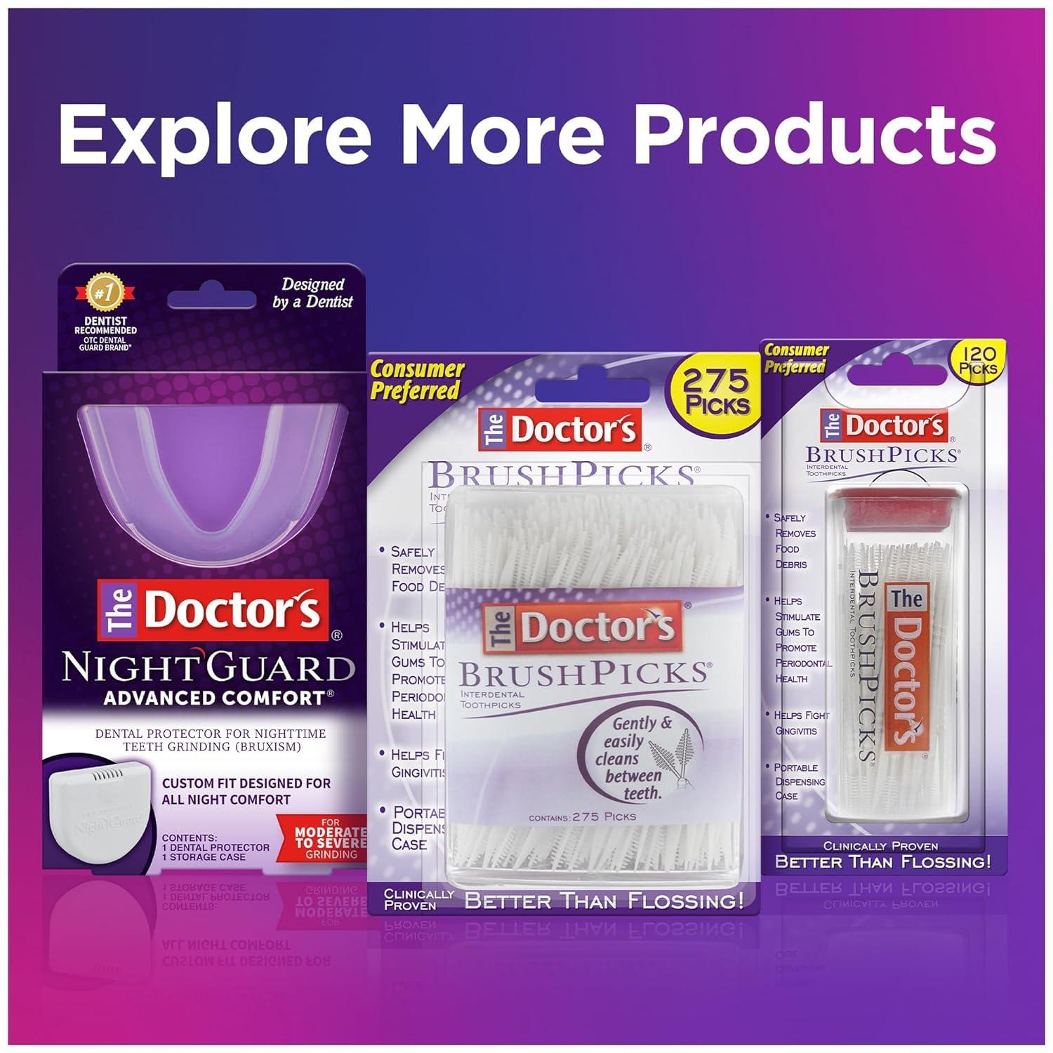 The Doctor\'s The Doctor\'s BrushPicks Interdental Toothpicks, 275 Picks (Pack of 2)