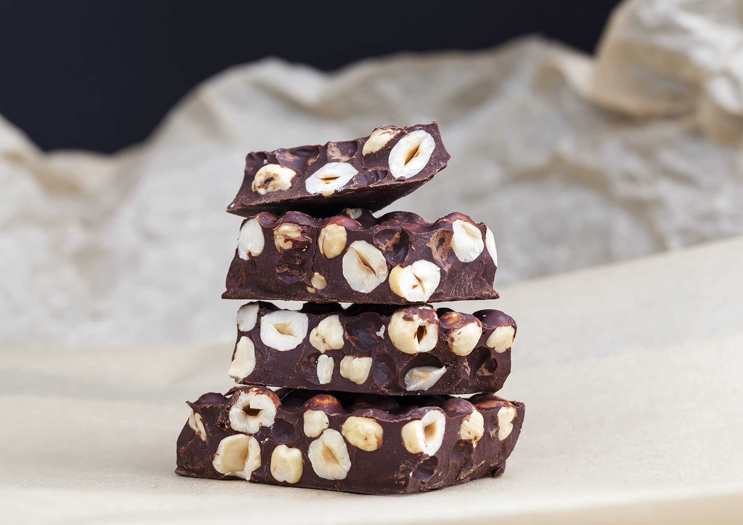 Food to Live Food to Live - Organic Raw Blanched Hazelnuts, 8 Pounds - Non-GMO Filberts, No Skin, Unsalted, Unroasted, Vegan, Bulk Nuts. Good Source of Protein