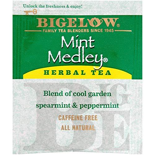 Bigelow Tea Bigelow Mint Medley Herbal Tea Bags 28-Count Box (Pack of 3) Mint Tea Bags Peppermint & Spearmint Herbal Tea All Natural Gluten Free
