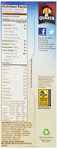 Quaker Quaker Instant Oatmeal Raisin, Date & Walnut, 1.3 Ounce Packs - 10 Count Boxes, 13 ounce (Pack of 12)