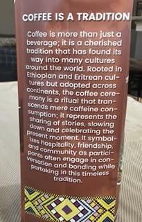 Land of Origins Coffee LLC LAND OF ORIGINS COFFEE ETHIOPIAN YIRGACHEFFE WHOLE BEANS COFFEE, medium roast, single-origin,100% Arabica, natural Ethiopian coffee 16oz (1 pound)