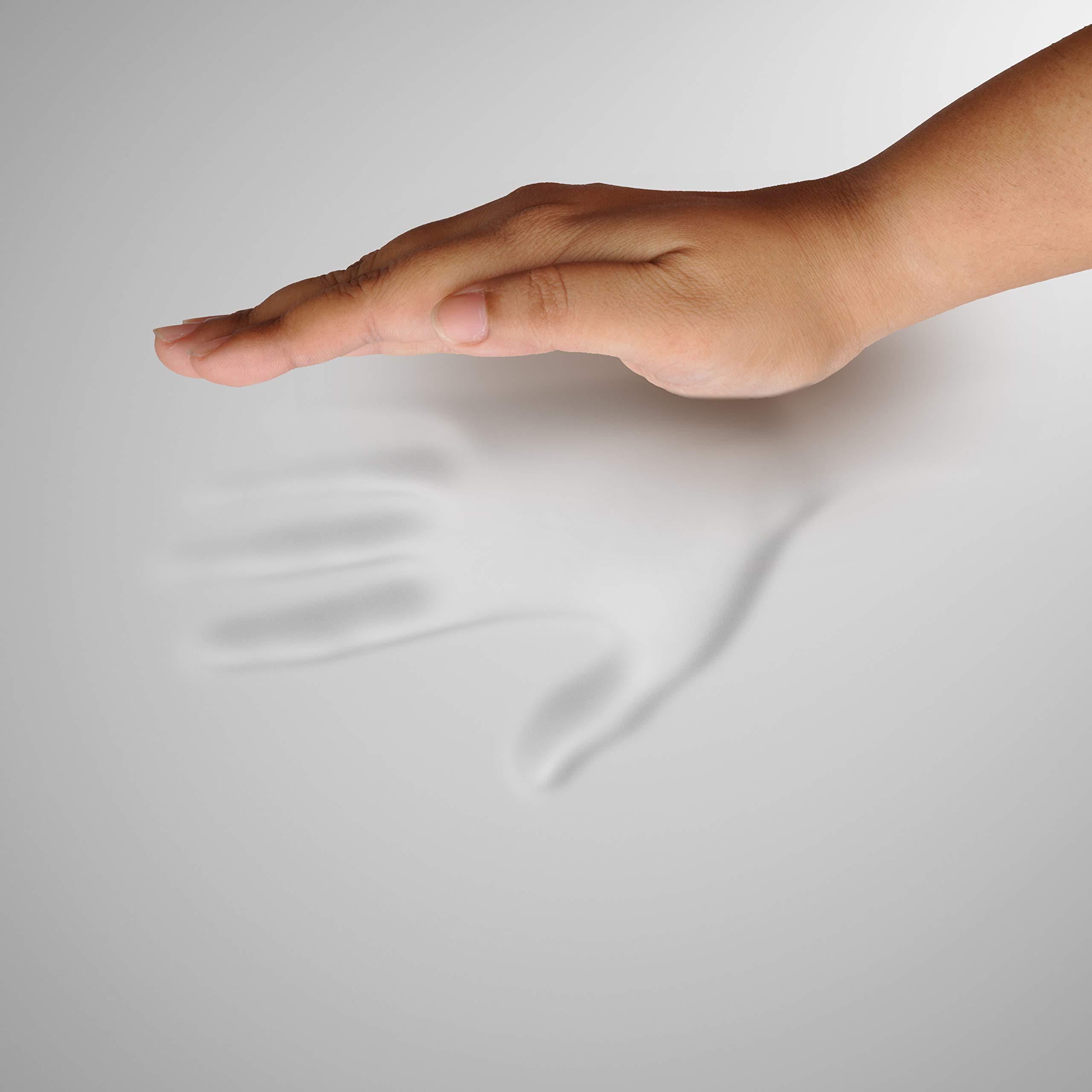 Cloud9 Bedding Memory Foam Contour Pillow included with 2.5 Cloud9 Gel-Enhanced Queen 1 Inch 100% Visco Elastic Memory Foam Mattress Topper