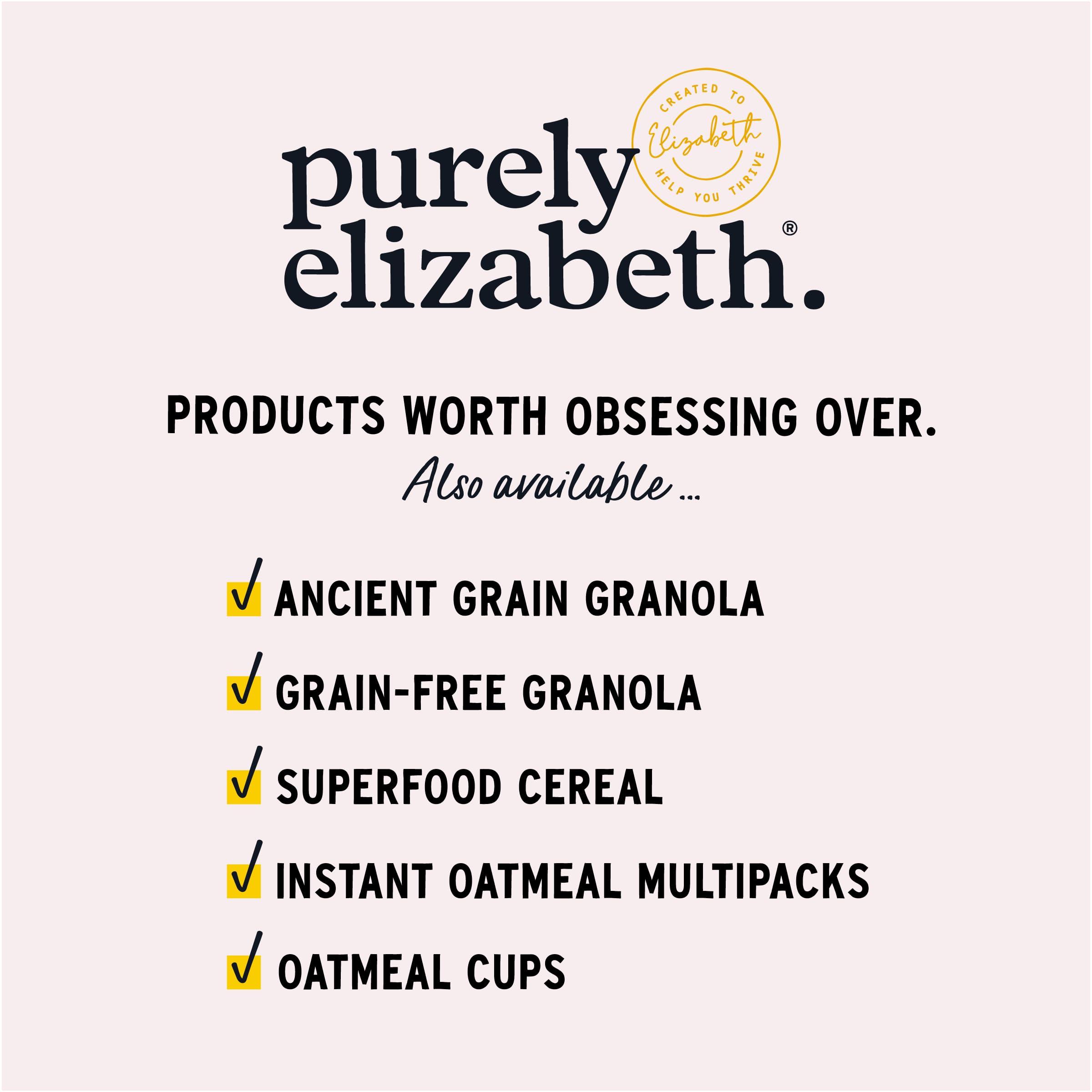 purely elizabeth Purely Elizabeth Coconut Cashew Keto Granola, Made with Nuts and Seeds, Grain-Free, Gluten-Free, Non-GMO (3 Ct, 8oz Bags)