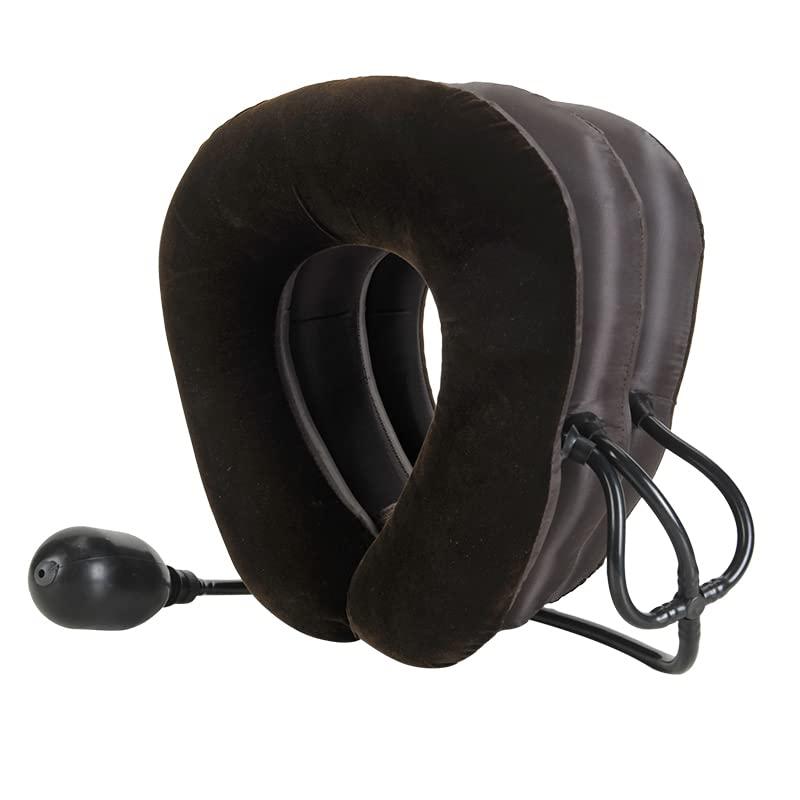 FTQEVLBM Cervical Neck Device Neck Support Traction Inflatable Air Pillow for Pain Relief