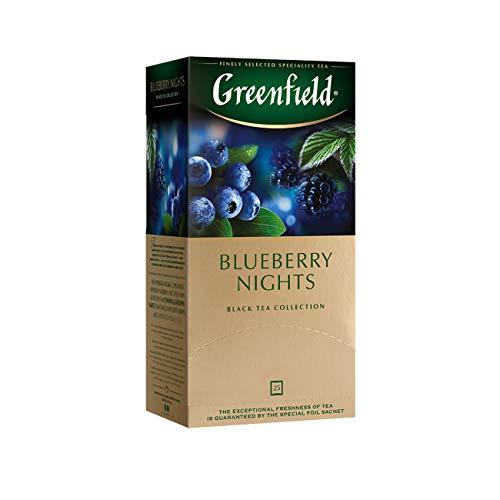 Greenfield Greenfield Blueberry Nights Black Tea Fruit & Herbal Collection 25 Teabags The Execptional Freshness Of Tea Is Guranteed By The Special Foil Sachet