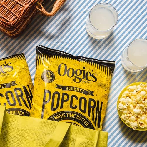 Oogie's Gourmet Popcorn Oogie\'s Gourmet Popcorn | 4 Pack | Movie Time Butter Flavor | Gluten Free Popcorn Snacks | 4.25 Ounce Big Bag