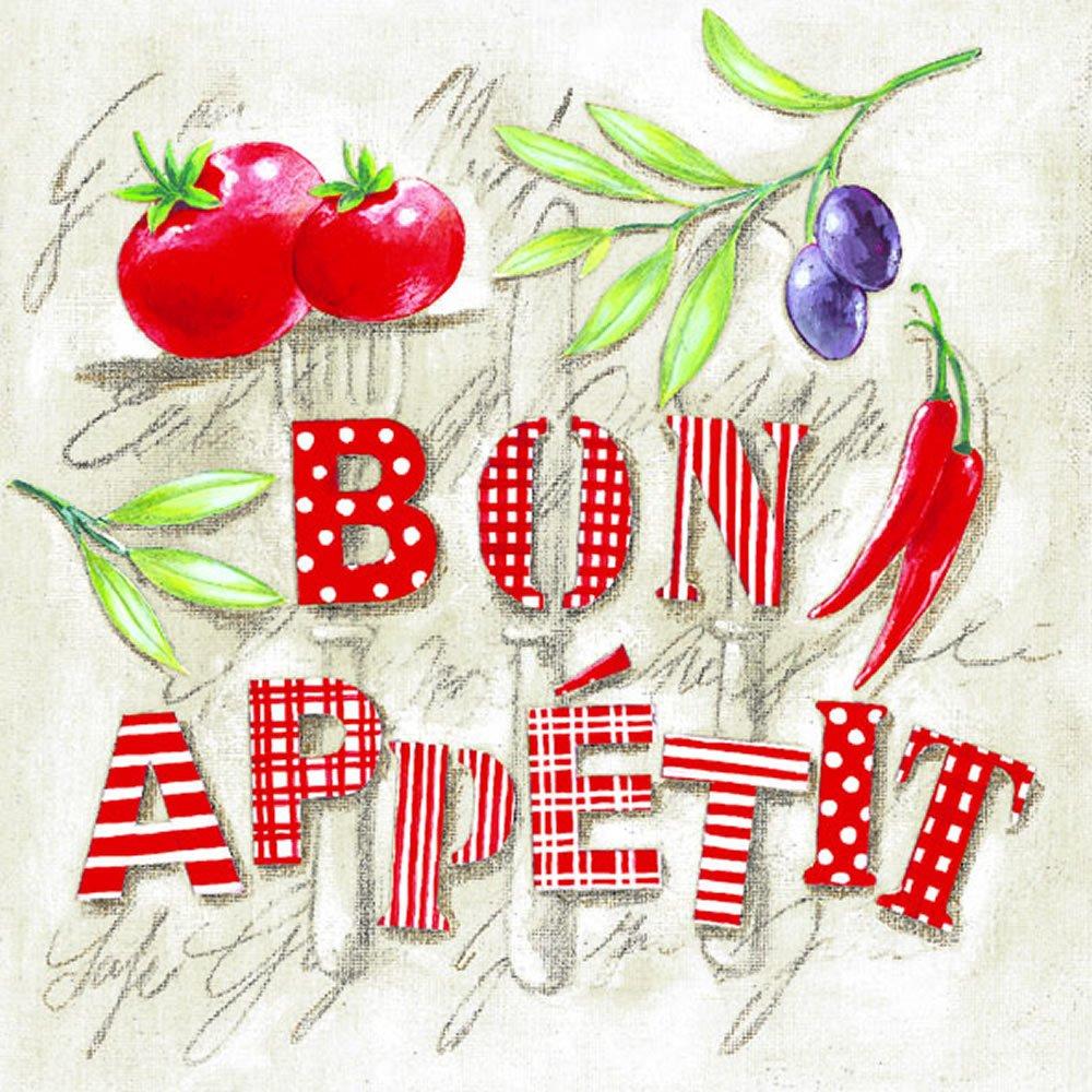 Ambiente Ambiente - Paper Luncheon Napkin " Bon Appetit"