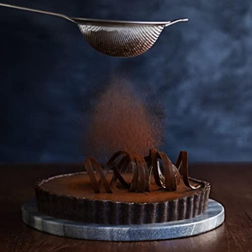 Ghirardelli Chocolate Company Ghirardelli Majestic Premium Cocoa Powder, 32 Ounce Can (Pack of 2) with Ghirardelli Stamped Barista Spoon