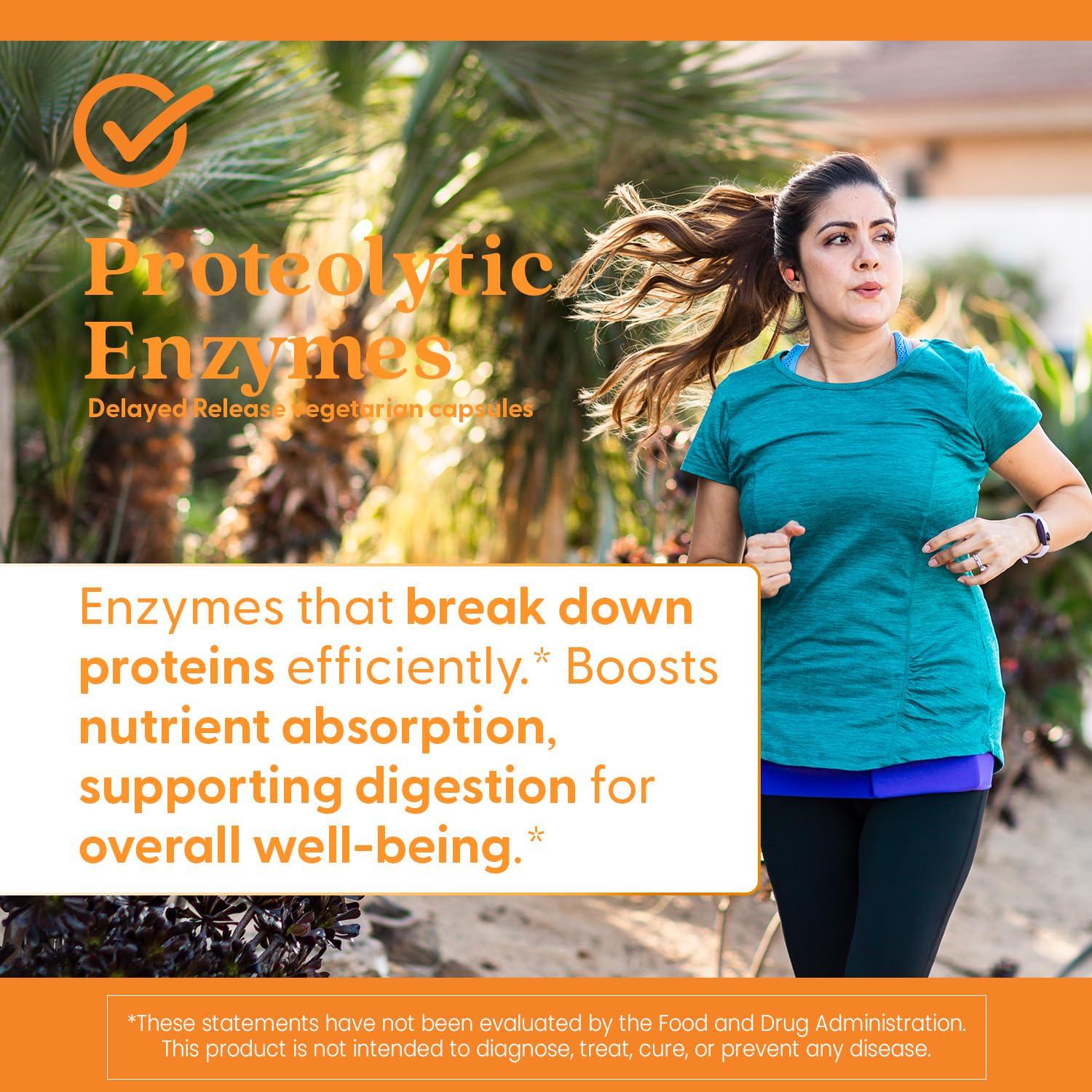 Doctor's BEST Doctors Best Proteolytic Enzymes, Broad Spectrum Proteolytic Enzyme Formulation, Non-GMO, Vegetarian 90 Delayed Release Veggie Caps