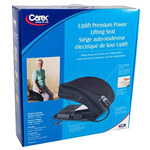 Carex Health Brands Carex Premium Power 20 inch Chair Lift for Stand Assist - Chair Lift Assist Devices for Easy Lift Assist - Fully Electric Power Seat for 100% Sit to Stand Lift Supports up to 300 lbs